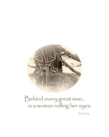 Behind every great man
